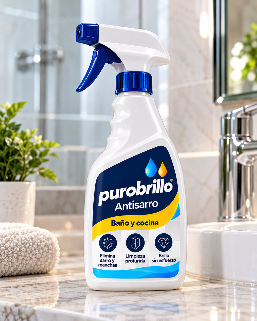 Rociador PuroBrillo 500 ml | Recargable con medidas