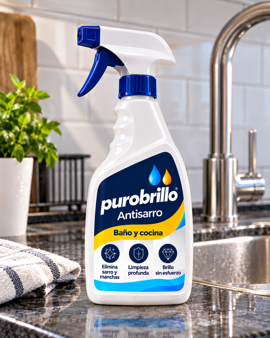 Rociador PuroBrillo 500 ml | Recargable con medidas